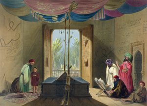 Ghuznee İmparatoru Sooltaun Mahmood Camii ve Mezarı, 'Afganistan Manzarası, Sakinleri ve Kostümleri'nden 10 numaralı levha, Robert Carrick (c.1829-1904) 1848