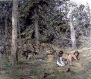 Kamp Ateşi Etrafında by James Riddel