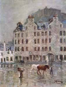 White Hart Inn, Çim Pazarı by James Riddel
