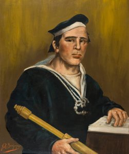 Robert Annan (1834-1867) (gemide yağ) by James Ross Burgoyne