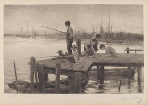 genç balıkçılar by James S. King