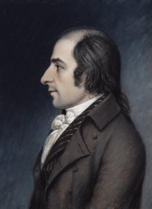 Albert Gallatin, yaklaşık 1797 (gri kağıt üzerine pastel)