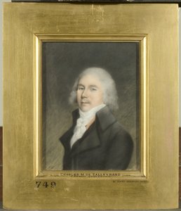 Charles Maurice de Talleyrand-Perigord (kağıt üzerinde pastel)