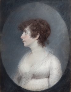 Lady Wilmot (gri kağıt üzerine pastel)