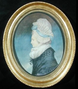 Bayan Thrale (kağıt üzerinde pastel) by James Sharples