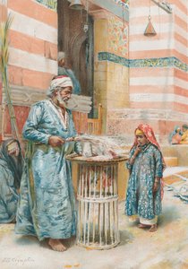 Tatlı Et Satıcısı (chromolitho)