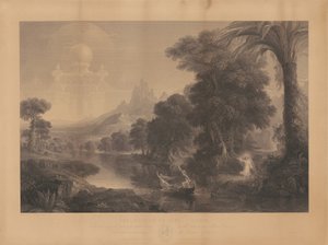 Yaşam Yolculuğu: Gençlik by James Smillie, after Thomas Cole