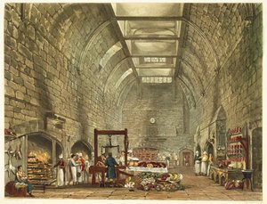 Antik Mutfak, Windsor Kalesi, William James Bennett (1787-1844) tarafından William Henry Pyne (1769-1843) pub