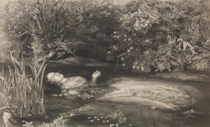 Ophelia Shakespeare, Hamlet, 4. Perde, 7. Sahne, 1 Mart 1866. by James Stephenson