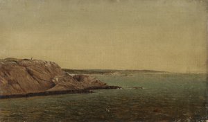 Kayalar ve Deniz (tuval üzerine yağlı boya) by James Suydam