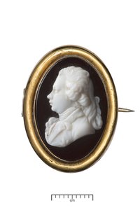 George IV, Galler Prensi olarak, c.1790 (altın ve beyaz cam)