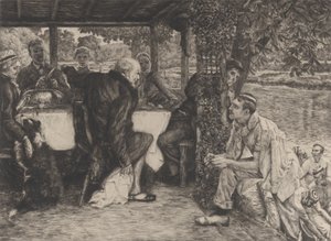 Müsrif Oğul Meseli, No. IV: Şişman Buzağı, 1882. by James Tissot
