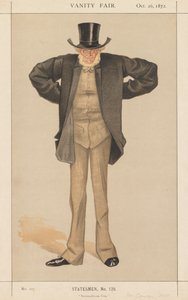Vanity Fair: Devlet Adamı, No. 128 "Newcastle-on-Tyne" by James Tissot