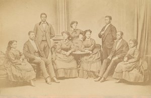 Jubilee Singers, 1872, daha sonra basılmıştır.