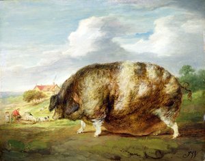 Gloucestershire Eski Noktası (panelde yağ) by James Ward