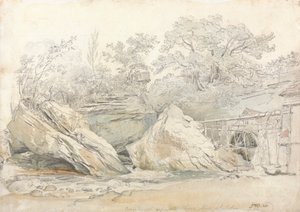 Aberdulais Değirmeni, Glamorganshire by James Ward
