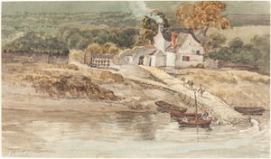 Tintern Manastırı yakınlarındaki İniş Yeri by James Ward