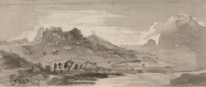 Dağlık Manzara by James Ward