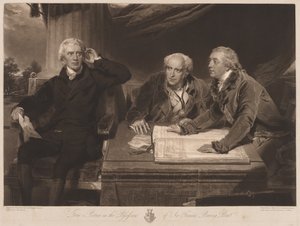 Sir Francis ve John Baring ve Charles Wall. by James Ward