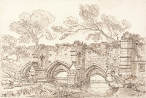 Eski Çift Köprü, Bury St. Edmunds by James Ward