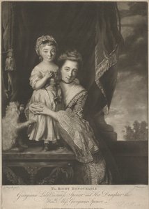 Margaret Georgiana Spencer, (kızlık soyadı Poyntz), Kontes Spencer ve Kızı Georgiana Cavendish, (kızlık soyadı Spencer), Devonshire Düşesi