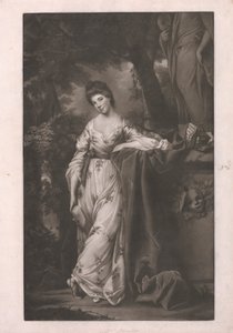 Bayan Abington 'Comic Muse' olarak by James Watson