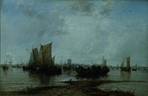 Dordrecht (tuval üzerine yağlı boya) by James Webb