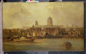 Blackfriars yakınlarındaki Thames by James Webb