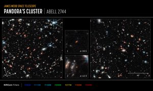 Abell 2744 CAM Pusula (NIRCam Görüntüsü) by James Webb Space Telescope (NASA)