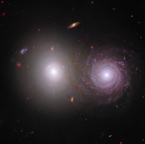 Etkileşen Gökadalar VV 191 (Webb ve Hubble Birleşik Görüntüsü) by James Webb Space Telescope (NASA)