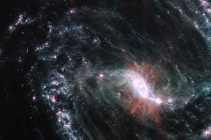 NGC 1365 (MIRI Görüntüsü) by James Webb Space Telescope (NASA)