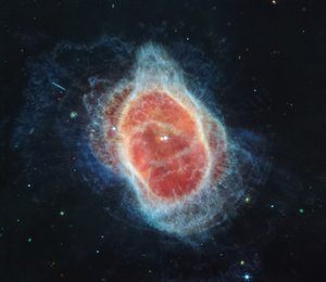 Güney Halka Bulutsusu (MIRI Görüntüsü) by James Webb Space Telescope (NASA)