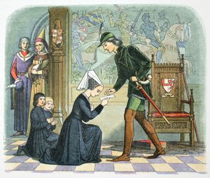 İngiltere Kralı IV. Edward ve Leydi Elizabeth Gray, 1464 1864