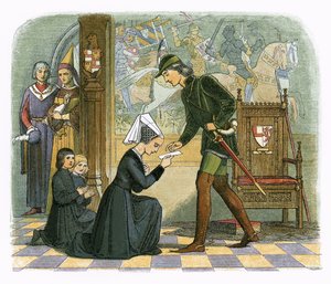 Kral Edward IV ve leydi Elizabeth Gray