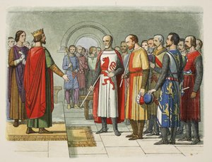 Kral Henry III ve Parlamentosu, Westminster, 1258, A Chronicle of England M.Ö. 55