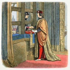 İngiltere Kralı IV. Edward ve Fransa Kralı XI. Louis