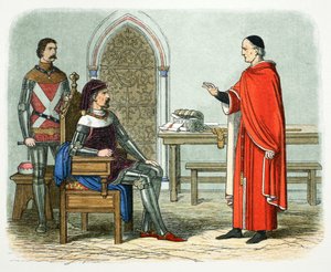 Sir William Gascoigne bir başrahip veya akranı cezalandırmayı reddediyor, 1405 1864