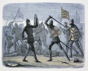 Calais Kuşatması, Fransa, 1346-1347 1864 by James William Edmund Doyle