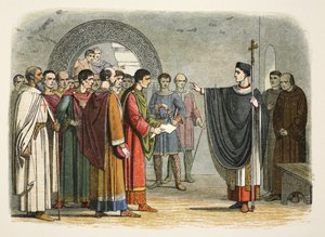 Thomas Becket, Leicester Kontunun kendisine ceza vermesini yasakladı by James William Edmund Doyle