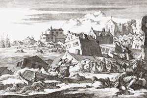 1692 depremi Jamaika Port Royal