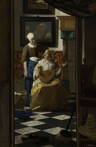 Aşk Mektubu, c.1669-70 by Jan Vermeer van Delft