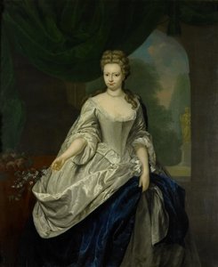 Louise Christina Gezisinin Portresi by Jan Abel Wassenbergh