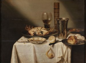 Natürmort by Jan Albertsz. Rotius (signed by artist)