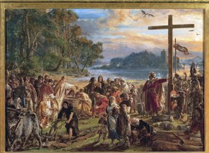 La chhristiannisation de la Pologne, 966 - Polonya
