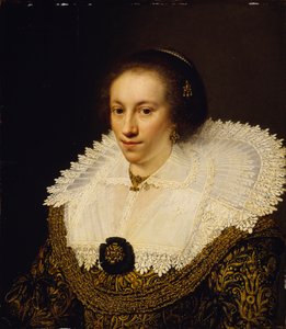 Maria Odilia Vous, 1628. by Jan Anthonisz Ravesteyn van