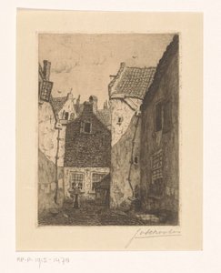 Avlu by Jan Antonius van Schooten (signed by artist)