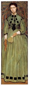 Ressamın kızı Lucie Leys by Jan August Hendrik Baron Leys