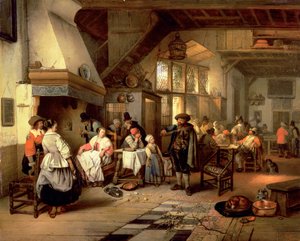 Kör kemancılı bir meyhanenin içi, 1844 (detay için bkz. 76798)