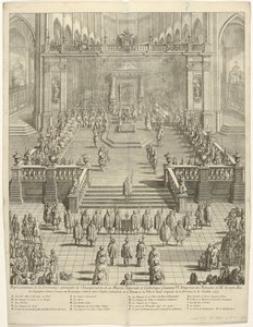 Araç içi keizer Karel VI als graaf van Vlaanderen te Gent, 1717 İmparatorluk ve Katolik Majesteleri Charles VI