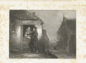 volendam çift by Jan Baptist Tetar van Elven